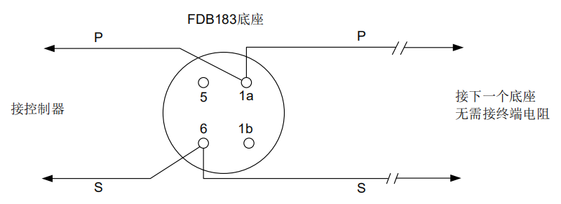 FDO183S点型光电感烟北京探测器接线图